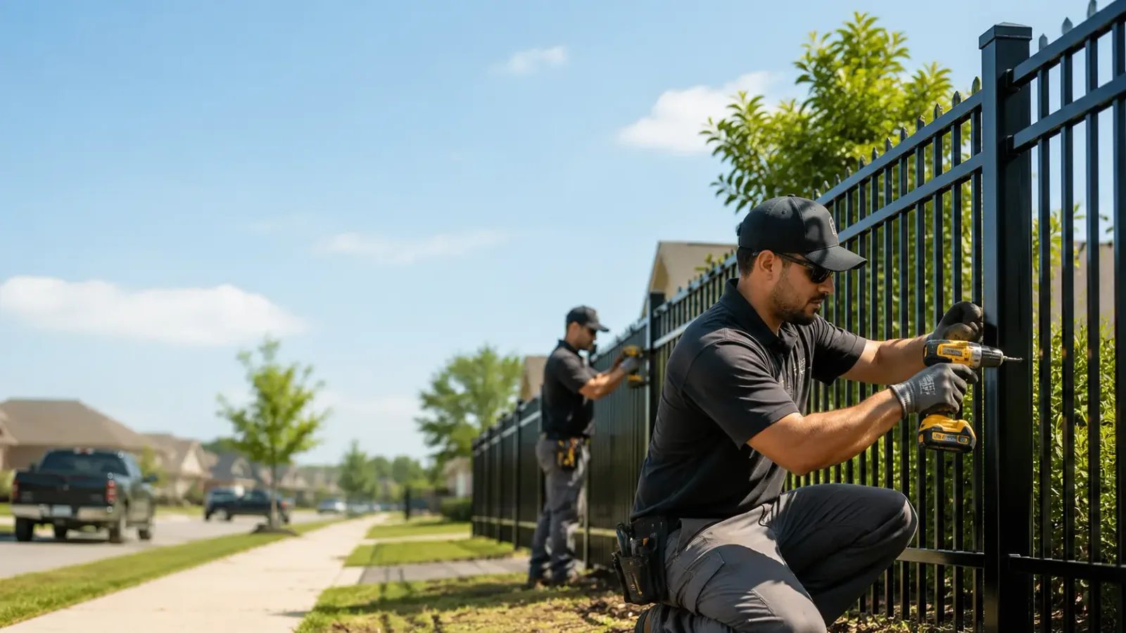 Metal Fence Installation in New Weston, OH